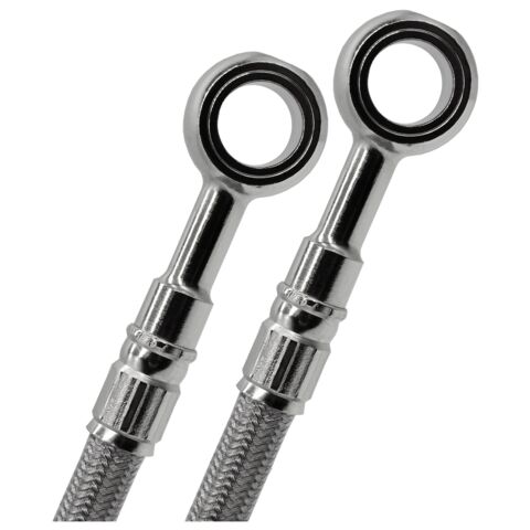 GBrakes Stainless Steel Front Brake Line Kit For Harley Dyna Low Rider 2006-2007