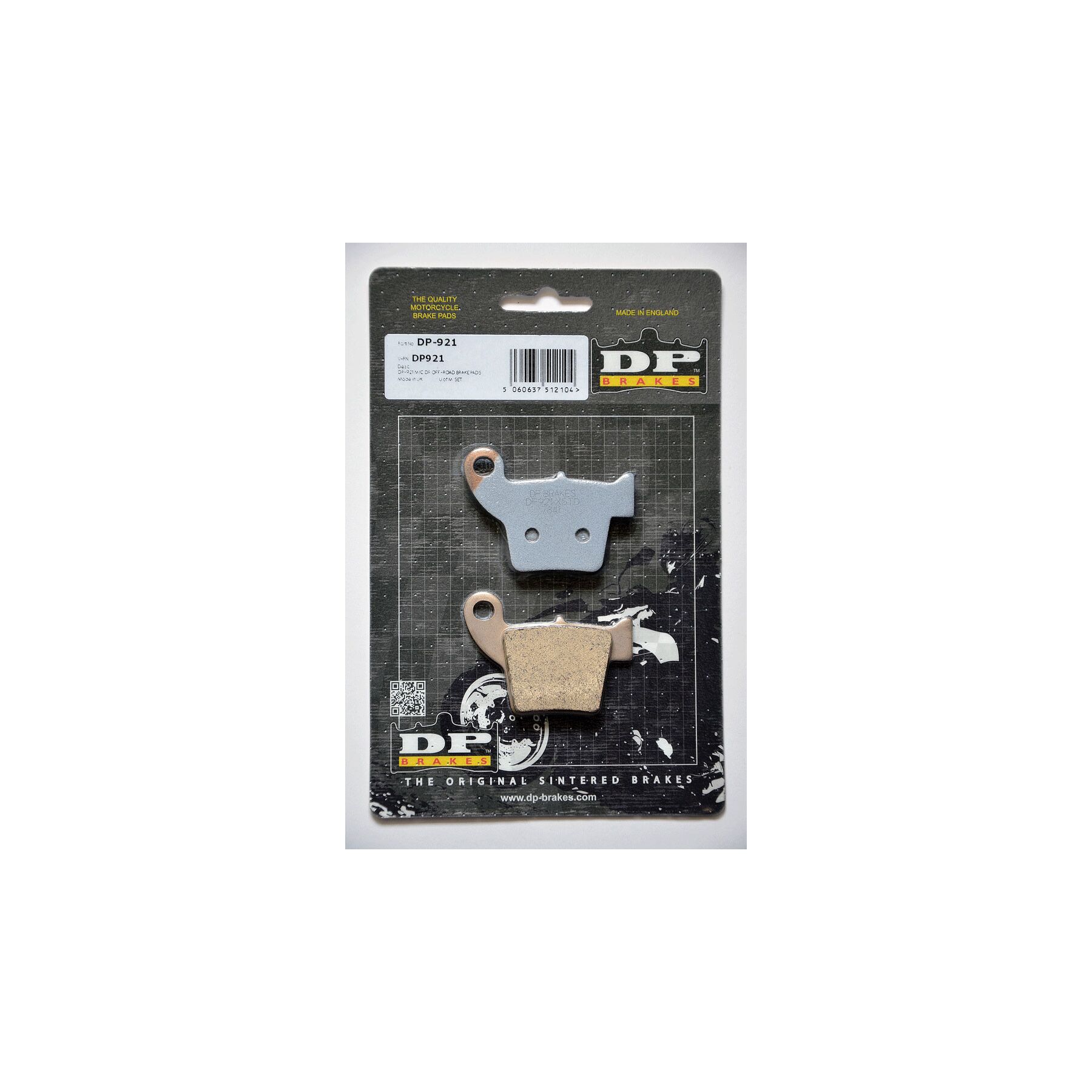 DP Brakes Sintered Rear Brake Pads Honda 125cc-450cc