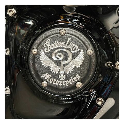 Indian Larry Motorcycles ILM Logo 5 Hole Points Cover For Harley Twin Cam 1999-2017
