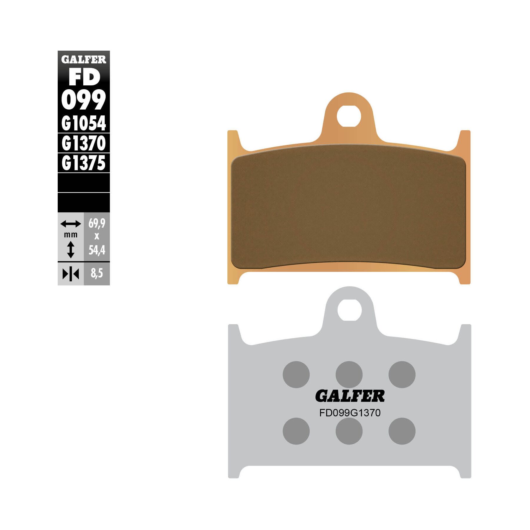 Galfer HH Sintered Front Brake Pads FD219