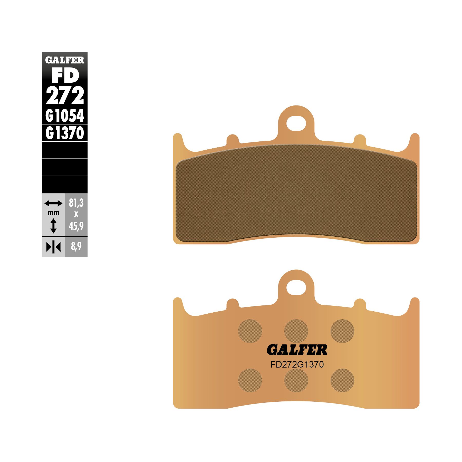 Galfer HH Sintered Front Brake Pads FD272