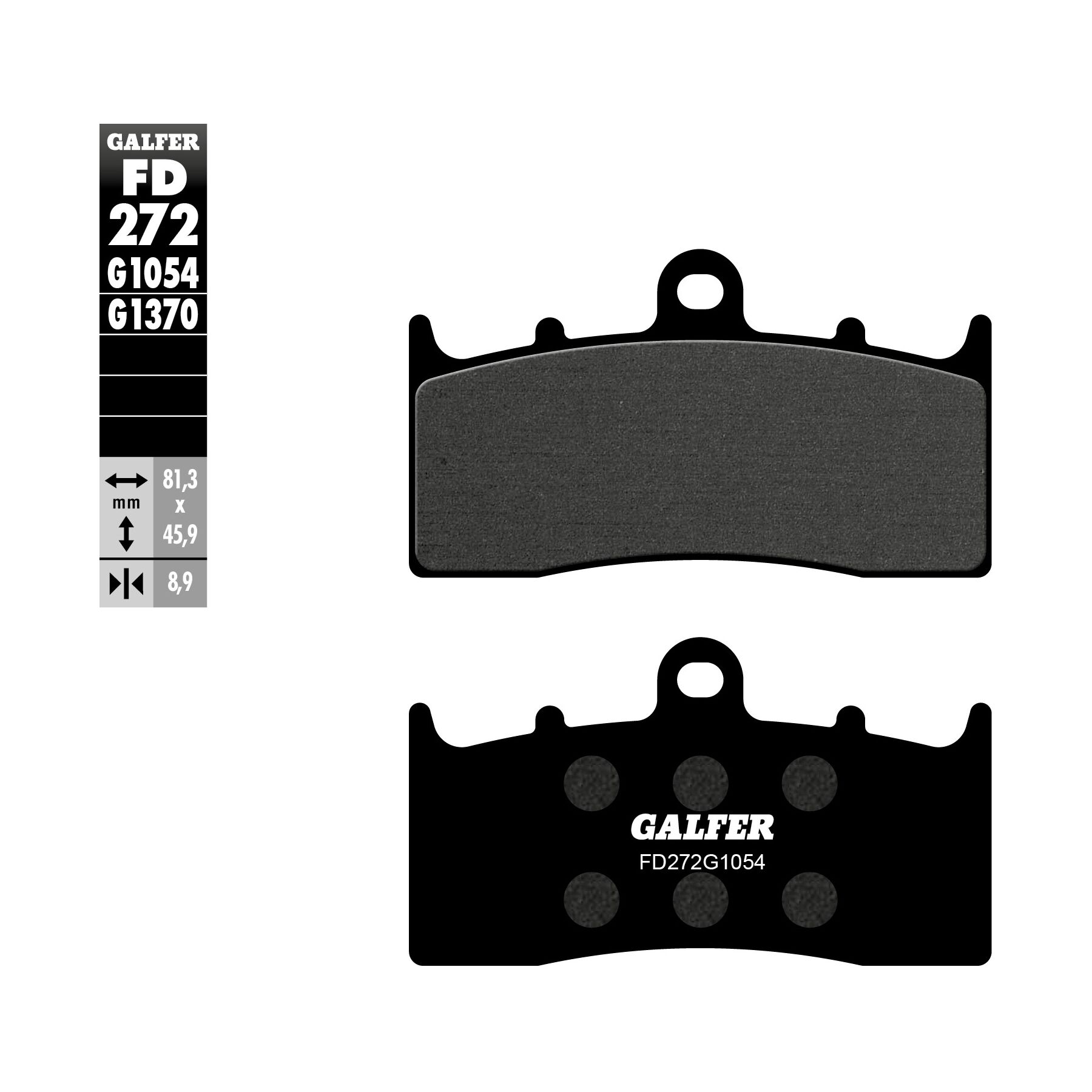Galfer Semi-Metallic Front Brake Pads FD272