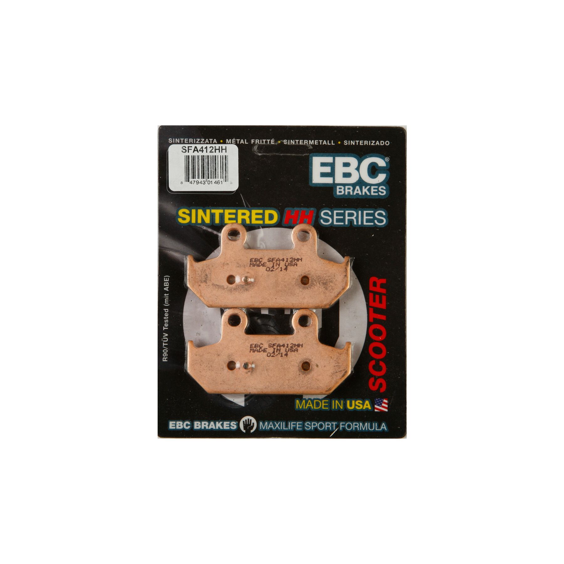 EBC SFA412HH Double-H Sintered Rear Brake Pads