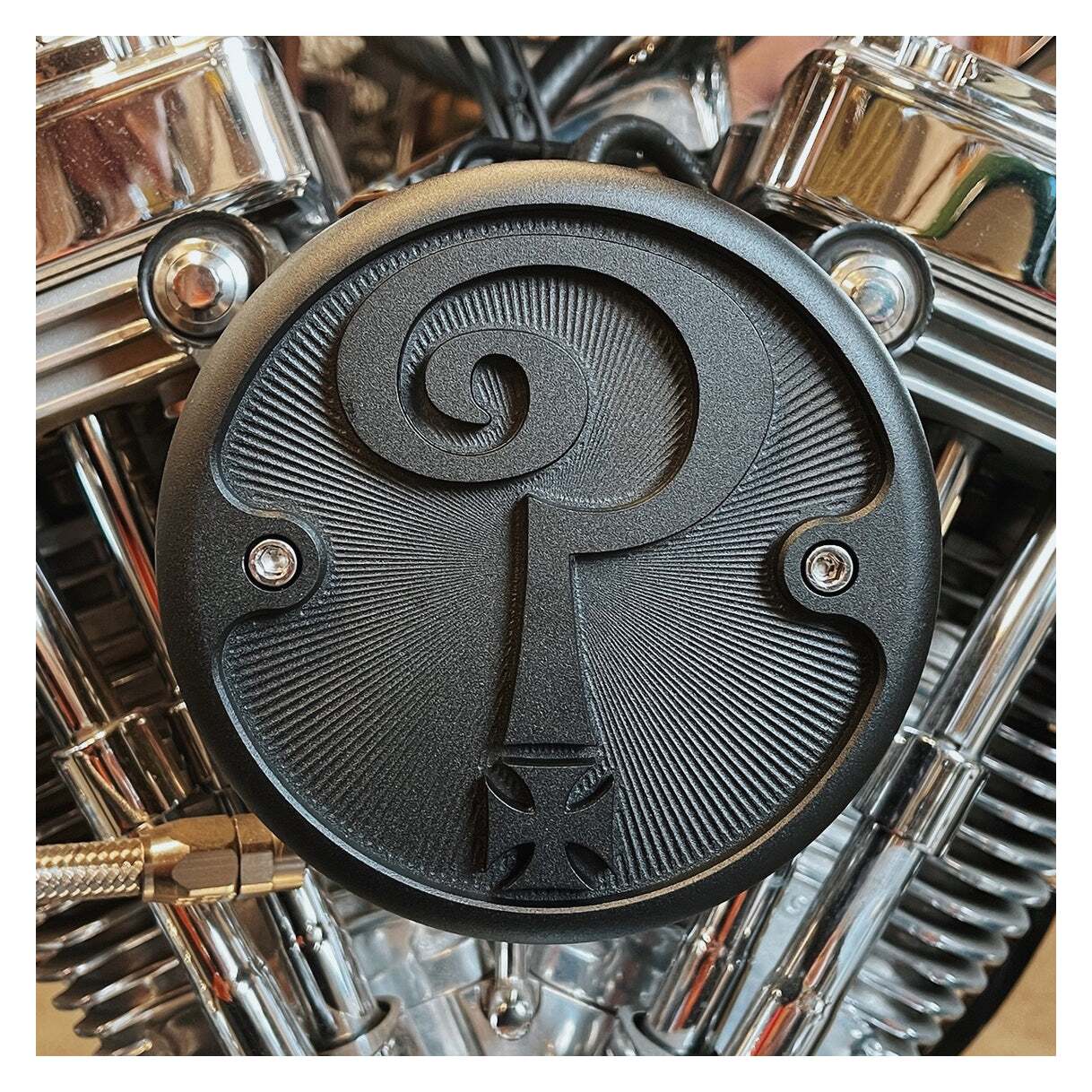 Indian Larryポイントカバー FTW Horizontal Points Cover - Aluminum + Black