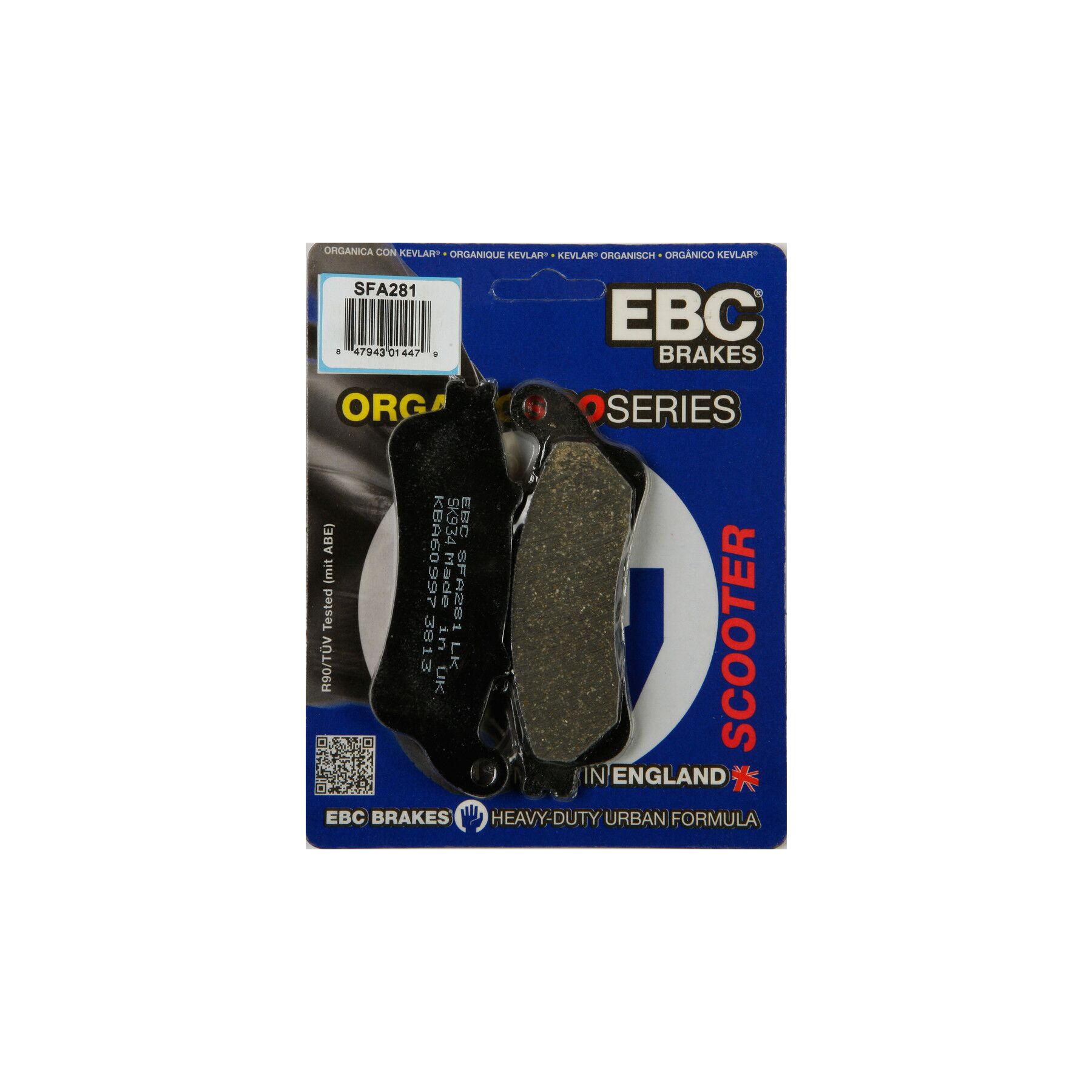 EBC SFA281 Organic Front Brake Pads