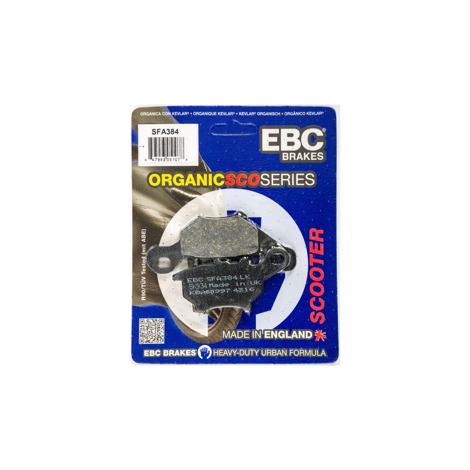 EBC SFA384 Organic Front Brake Pads
