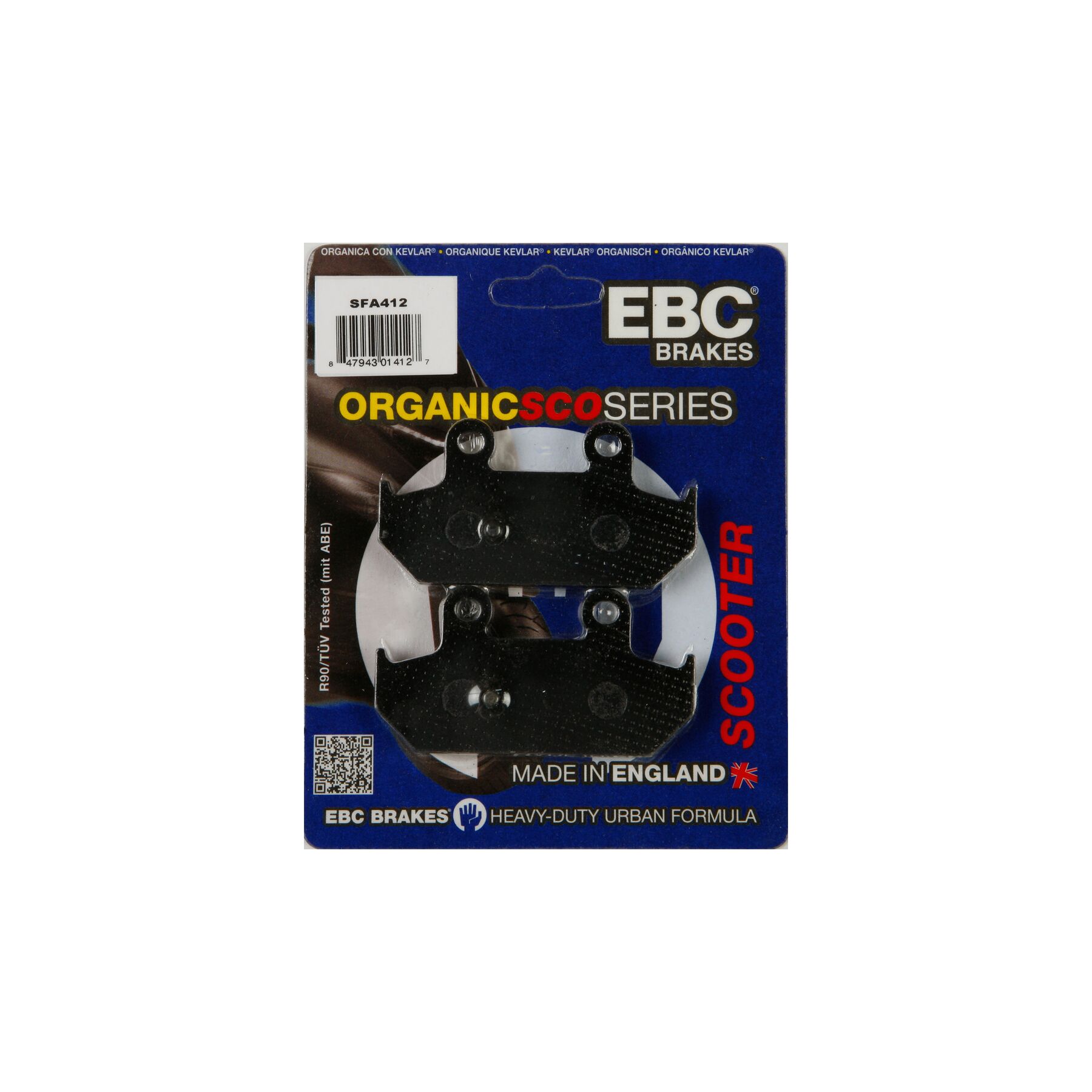 EBC SFA412 Organic Rear Brake Pads