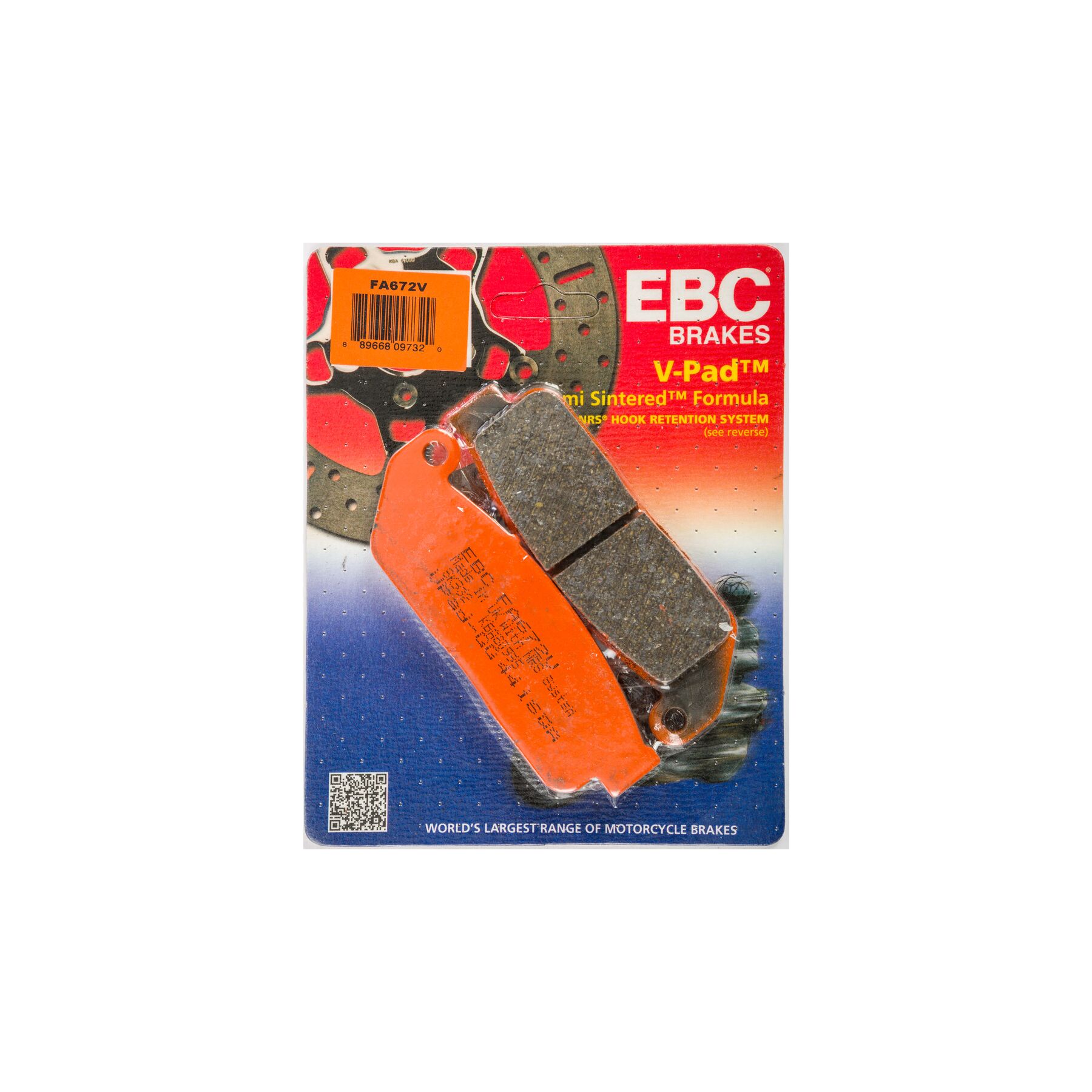 EBC FA672V Semi-Sintered Front Brake Pads