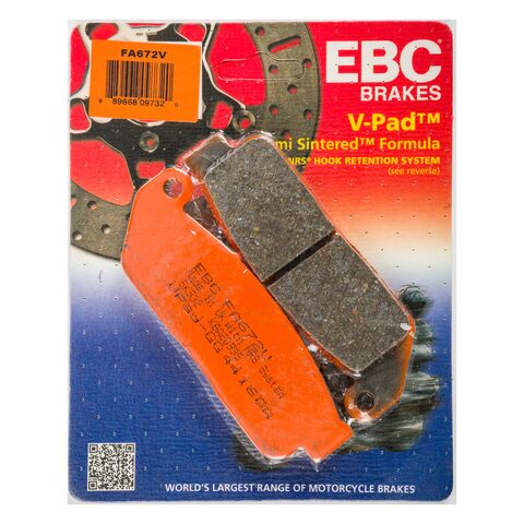 EBC FA672V Semi-Sintered Front Brake Pads