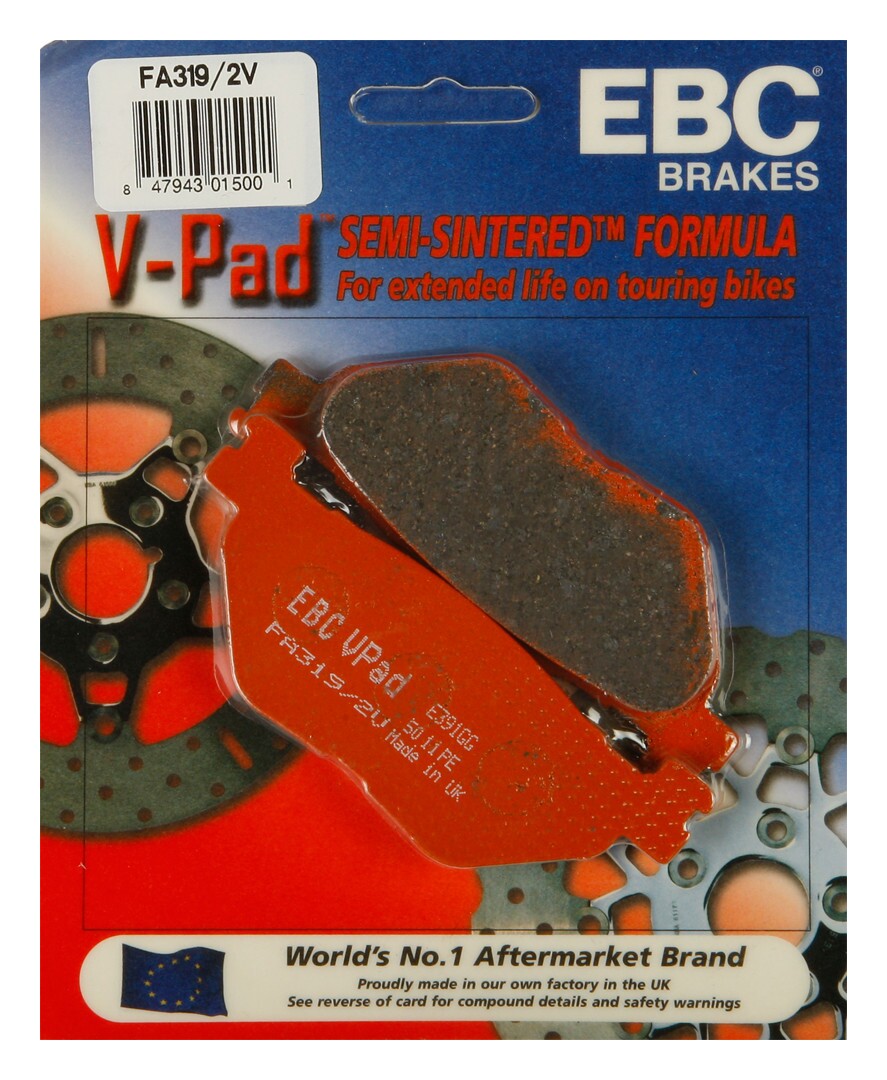 マットのみ EBC FA319/2V Semi-Sintered Rear Brake Pads | 10% ($4.36) Off