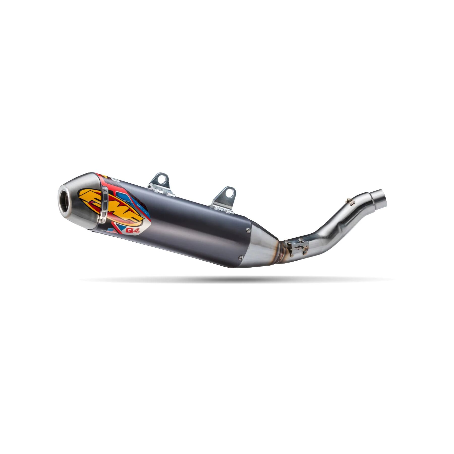 FMF Q4 HEX S/A Slip-On Exhaust Kawasaki KX450 2024-2026