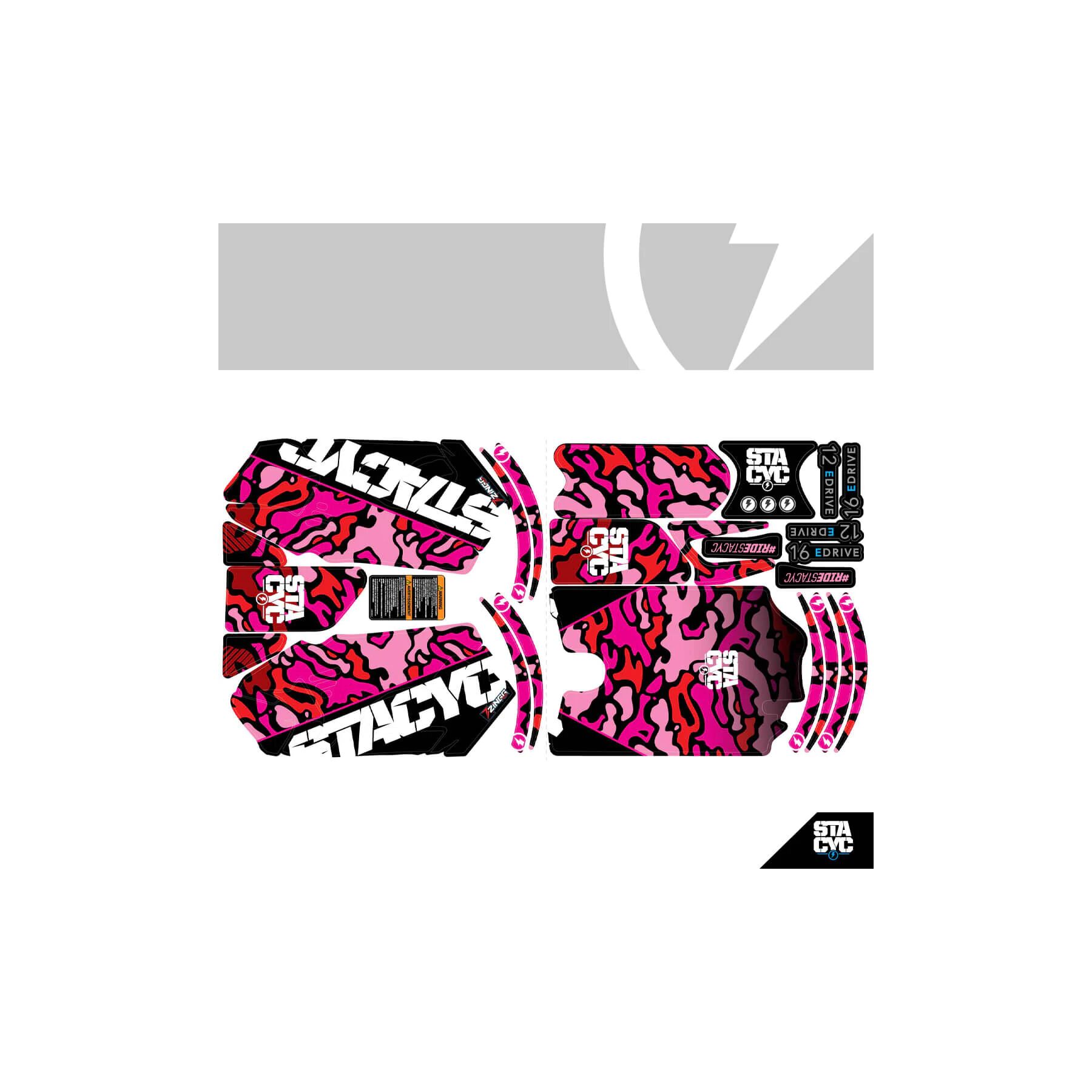 STACYC Camo Graphics Kit For 16eDrive Brushless Bikes