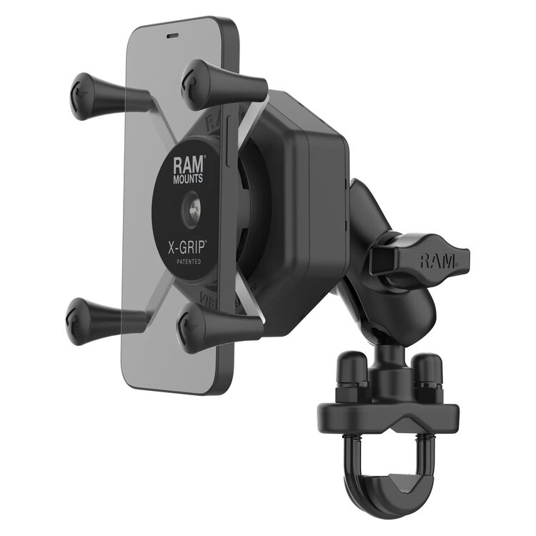 RAM Mounts Unpkd Ram X-Grip With Male Pin Lock And Anti-Vibration With Arm And U Bolt