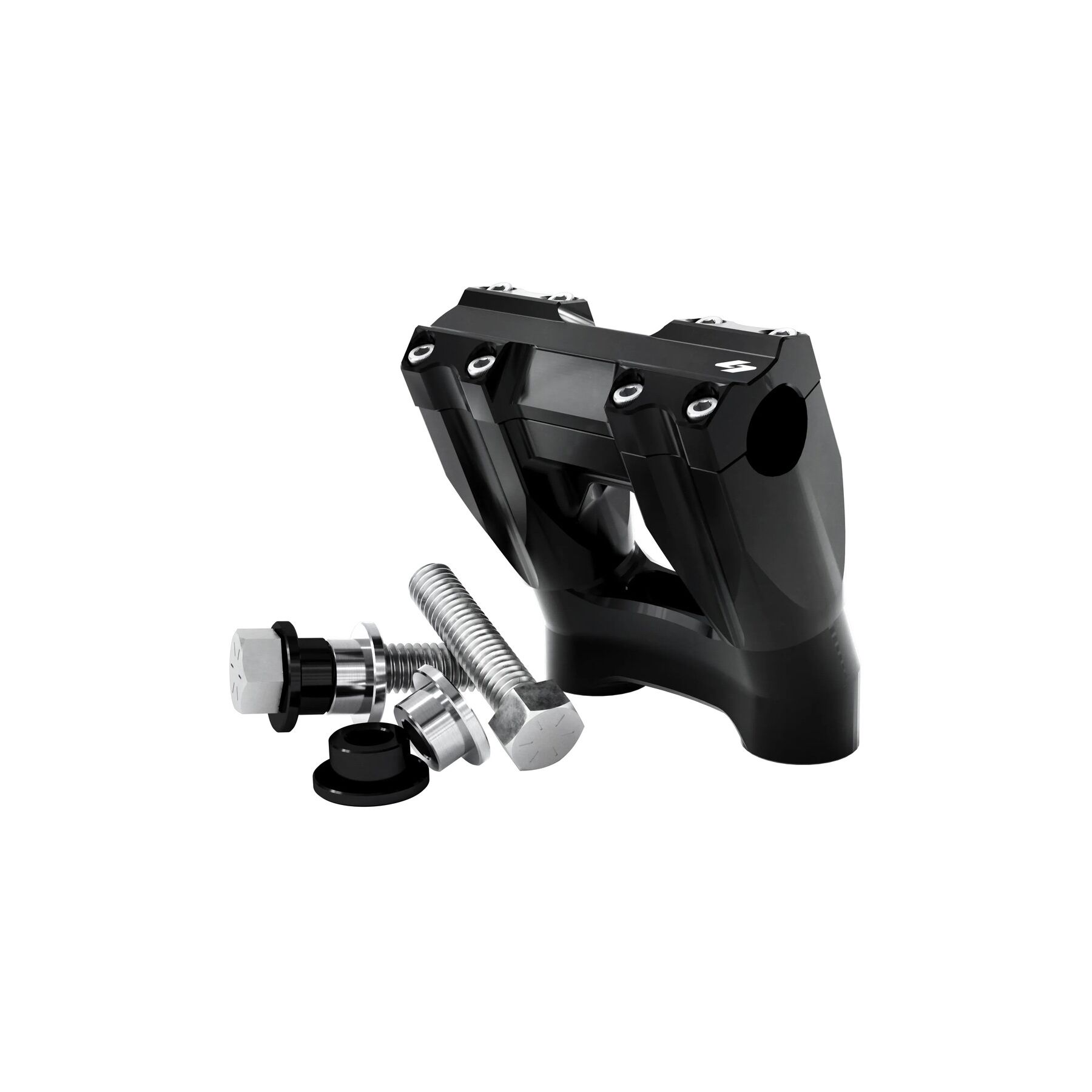 Kraus Isolated Kickback Risers For Harley 1973-2017