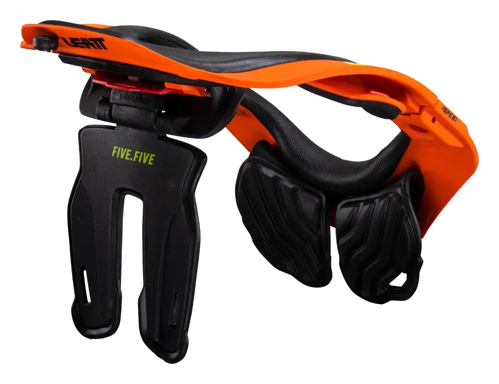 Leatt DBX 5.5 Junior Neck Brace Green/White - Bicycle Shop