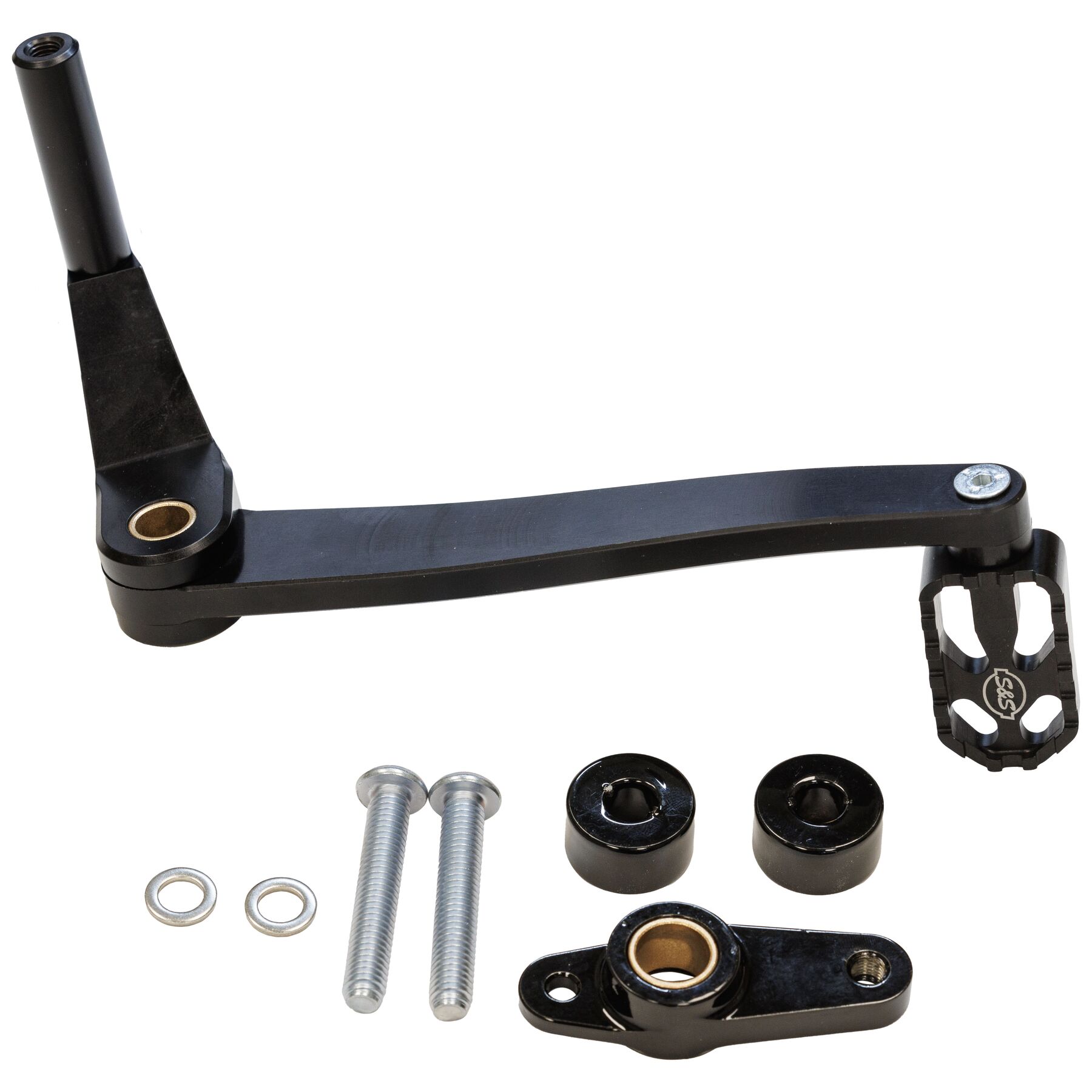 S&S Cycle Mid Control Brake lever Kit for Harley Softail 2018-2025