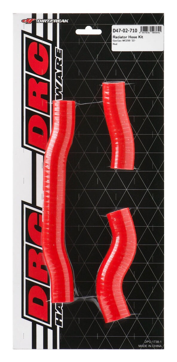 DRC Radiator Hose Kit KTM / Husqvarna / Gas Gas 250cc-300cc 2019-2023 N/A
