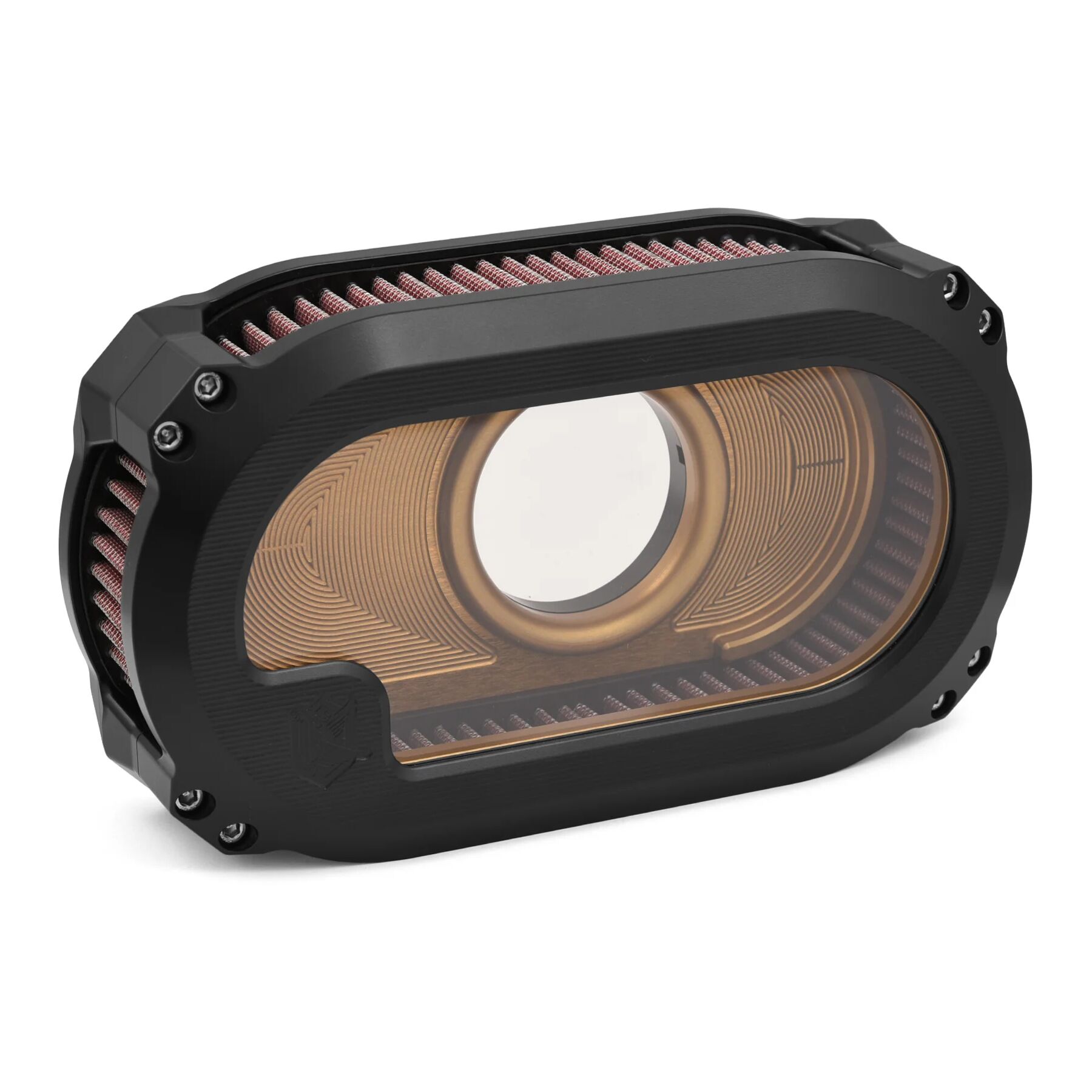 Ken's Factory Next Level Glass Cover Air Cleaner Kit For Harley Tourin