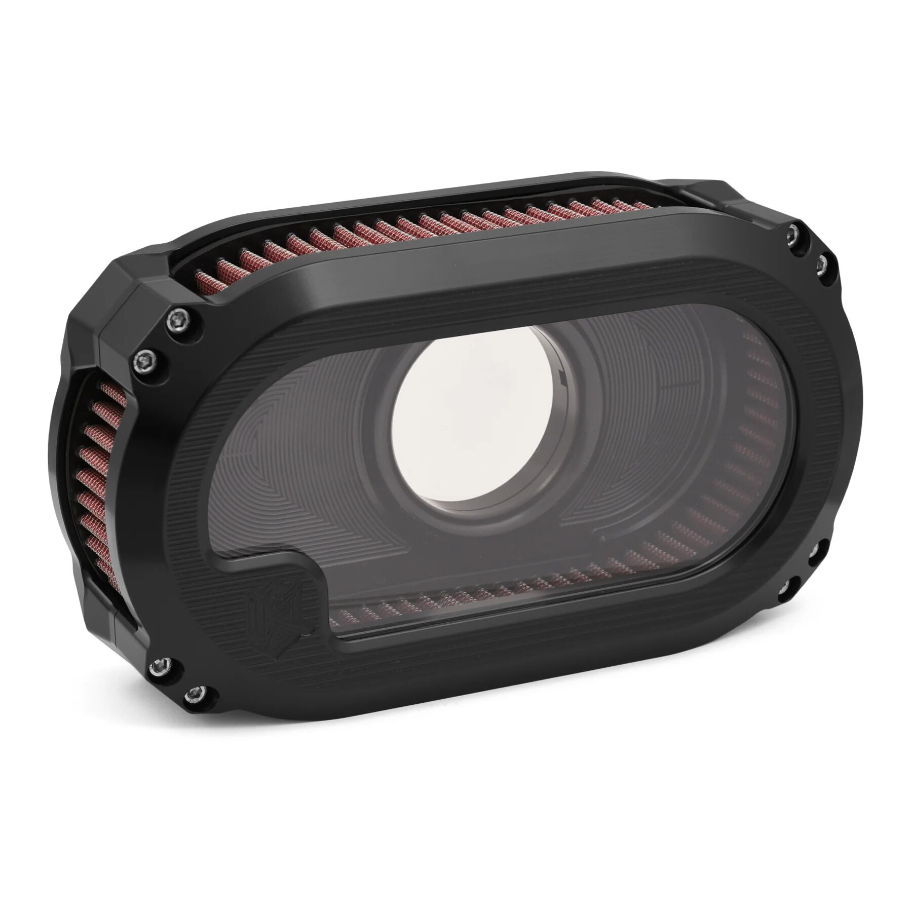 Ken's Factory Next Level Glass Cover Air Cleaner Kit For Harley Tourin