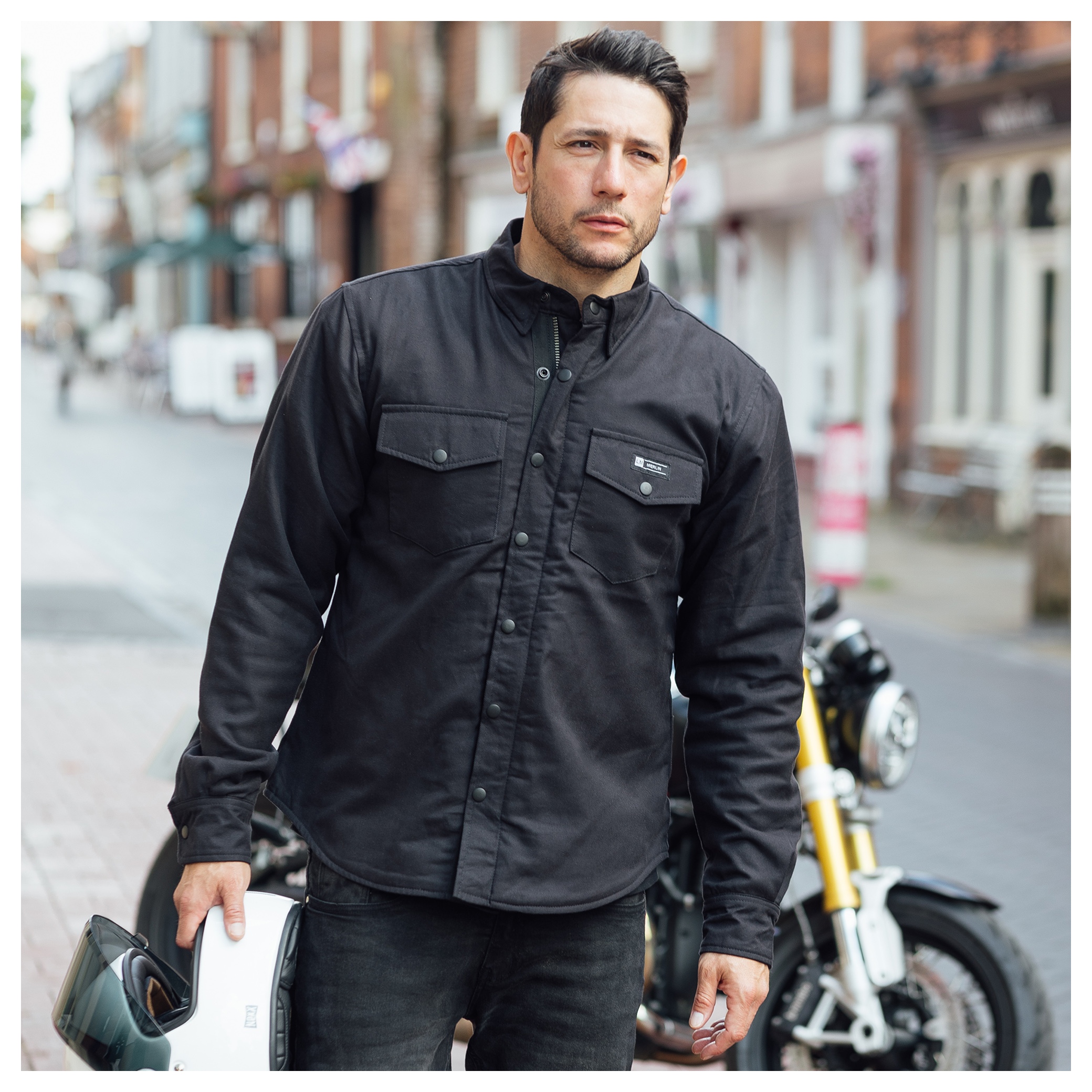 Merlin Axe Zip Up Riding Shirt - RevZilla