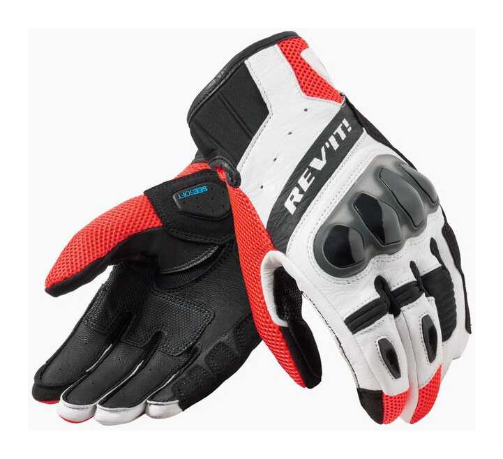 REV'IT! Sand 5 H2O gloves Black - Grey - Mid-season motorcycle gloves