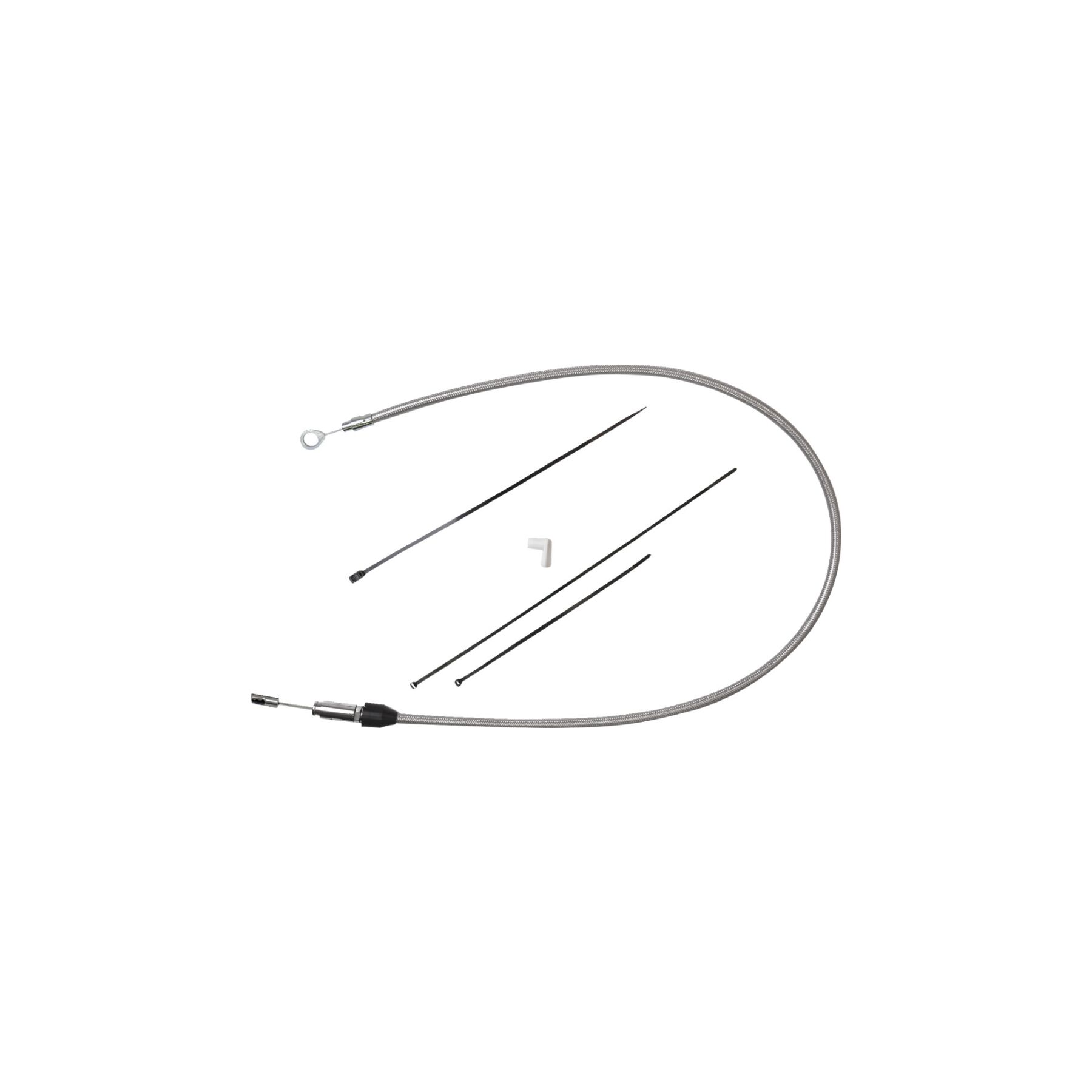 Drag Specialties Stock Length Upper Clutch Cable For Harley FLSB / FLS