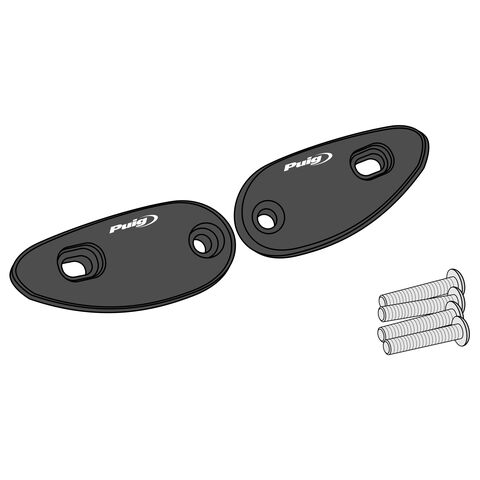 Puig Mirror Block Offs Triumph Daytona 675 / R 2013-2016
