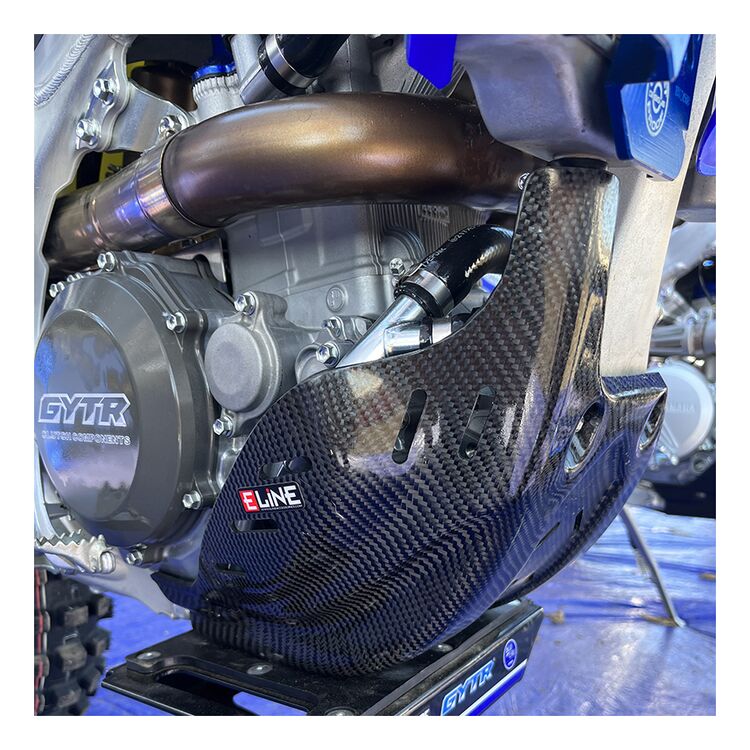 E-Line Carbon Fiber Skid Plate Yamaha YZ250FX / YZ450FX 2019-2024