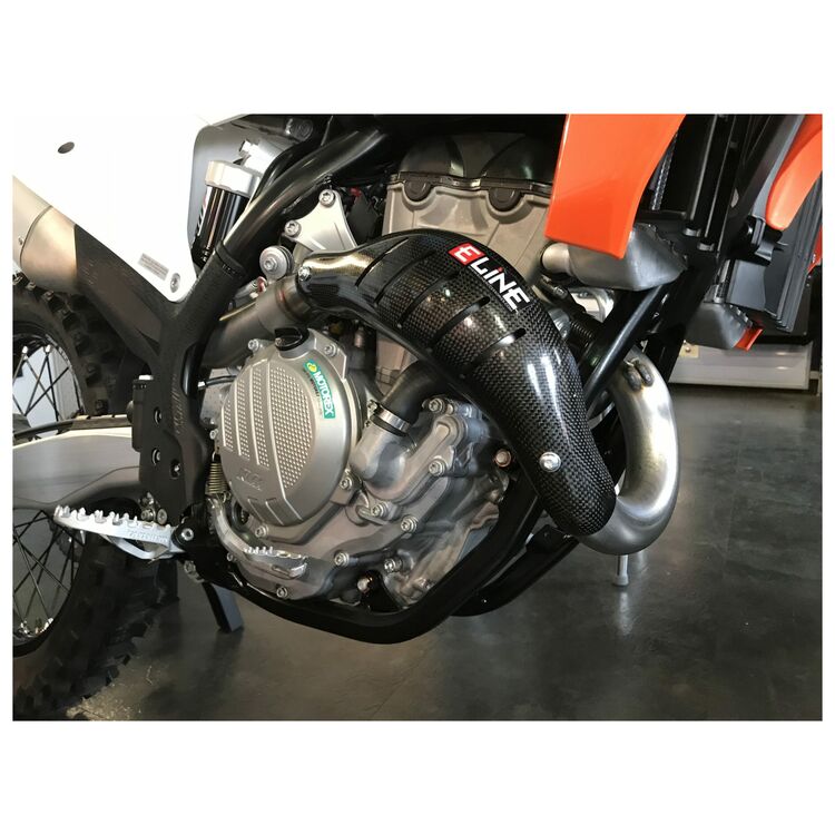 E-Line Carbon Fiber Heat Shield KTM / Husqvarna / Gas Gas 250cc 2023-2025