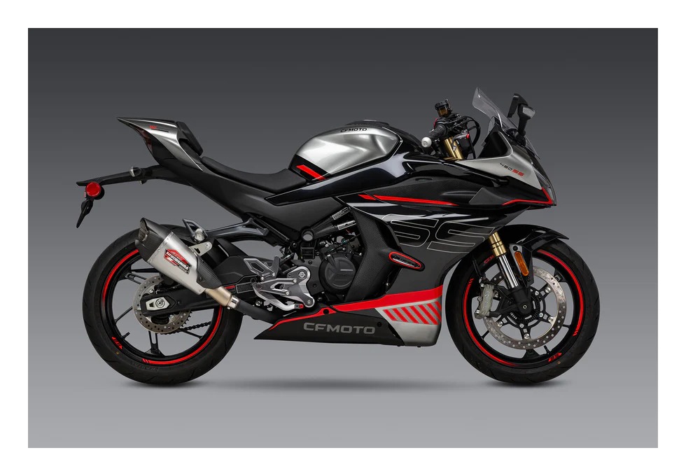 Yoshimura AT2 Slip-On Exhausts CFMoto 450NK / 450SS 2023-2025