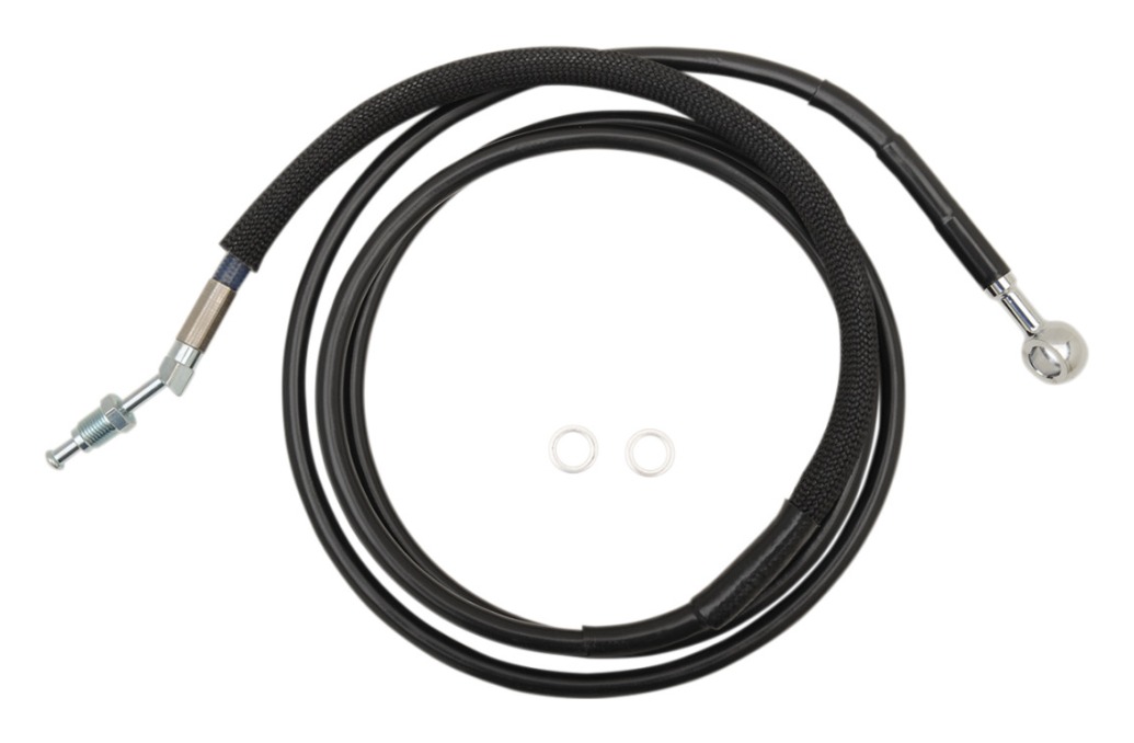 Drag Specialties Stainless Steel Hydraulic Clutch Line For Harley Touring 2017-2020 76-1/8" / +6"