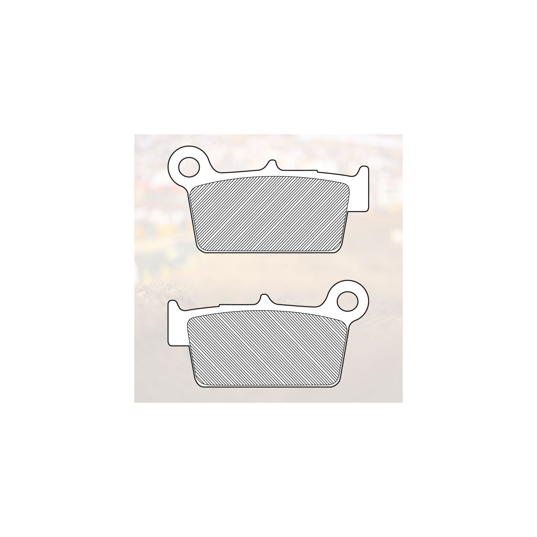 Renthal RC-1 Works Rear Brake Pads BP-104