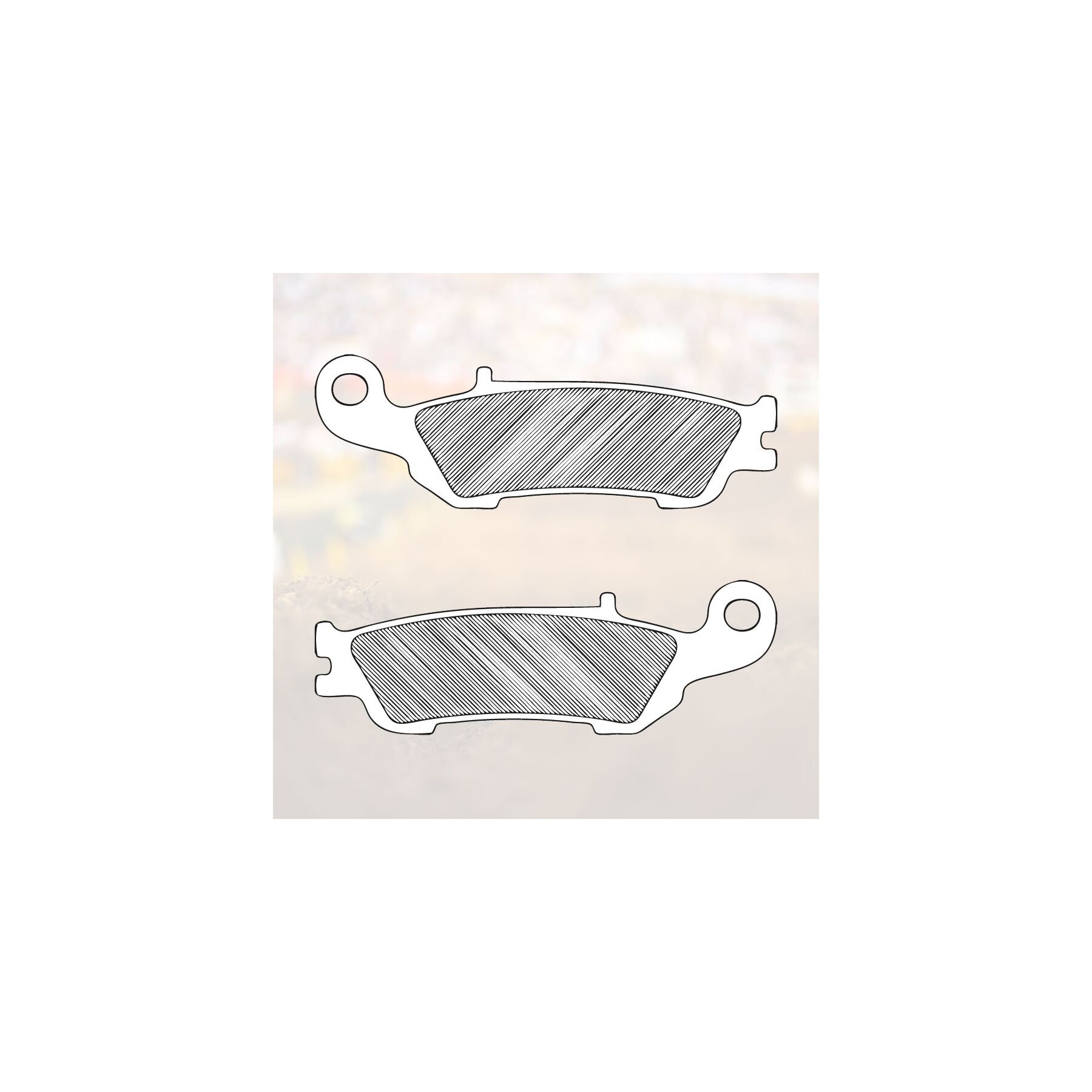 Renthal RC-1 Works Front Brake Pads Yamaha / Fantic 125cc-450cc 2008-2