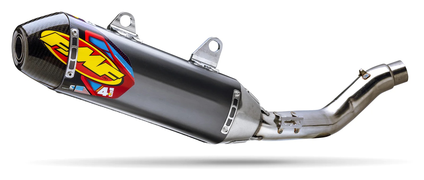 FMF Factory 4.1 RCT Aluminum Slip-On Exhaust with Carbon End Cap