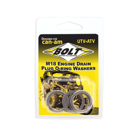 Bolt Hardware Engine Drain Plug Washer M18X24 For Can-Am
