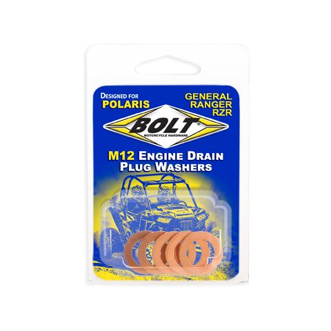 Bolt Hardware Engine Drain Plug Washer M12X20 For Polaris