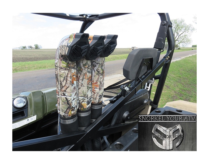 Snorkel Your ATV Warrior Riser Snorkel Kit Polaris Ranger 800 (Mid Size ...