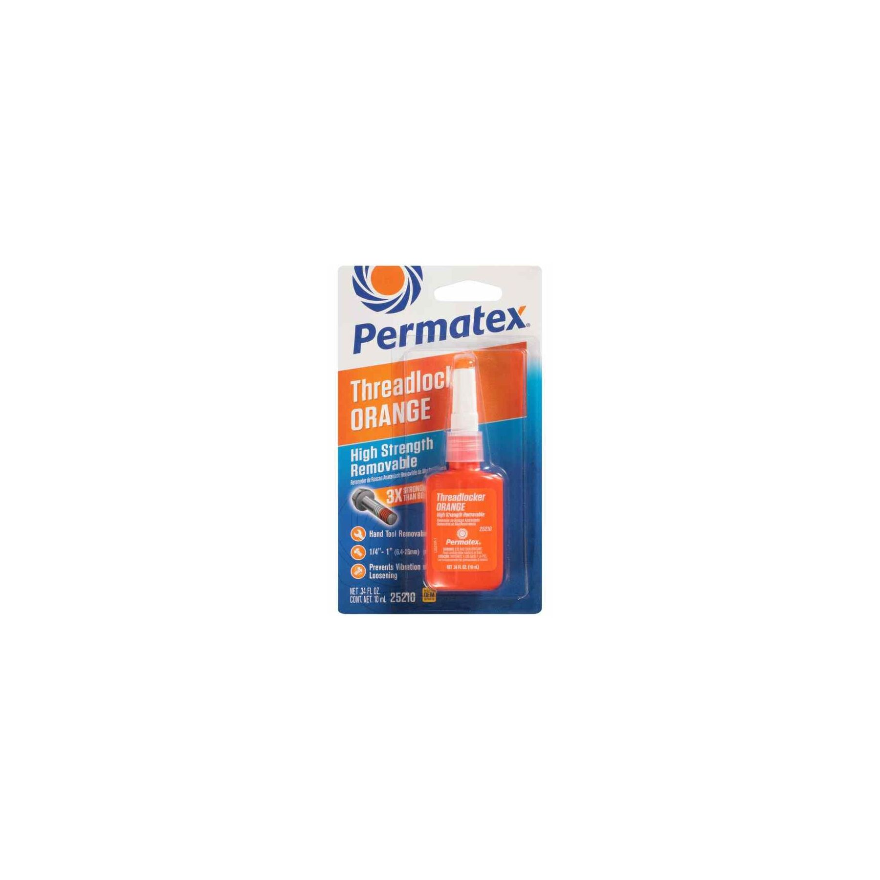 Permatex Orange Hybrid Threadlocker
