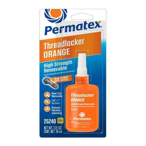 Permatex Orange Hybrid Threadlocker 