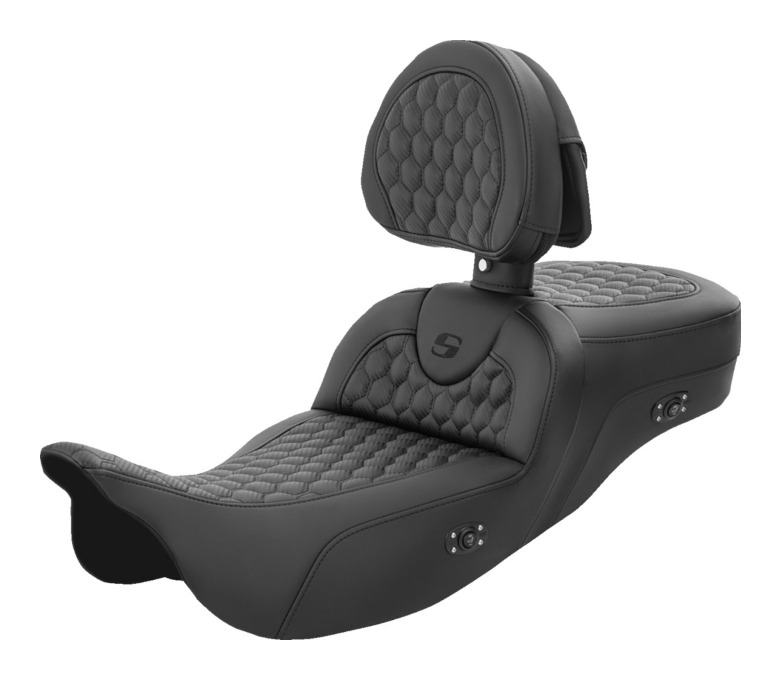 Saddlemen HC Roadsofa Heated Seat For Harley Touring 2008