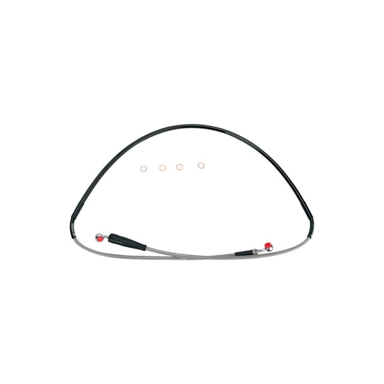 Moose Racing Stainless Steel Braided Front Brake Line Honda CRF250X / CRF450X 2004-2008