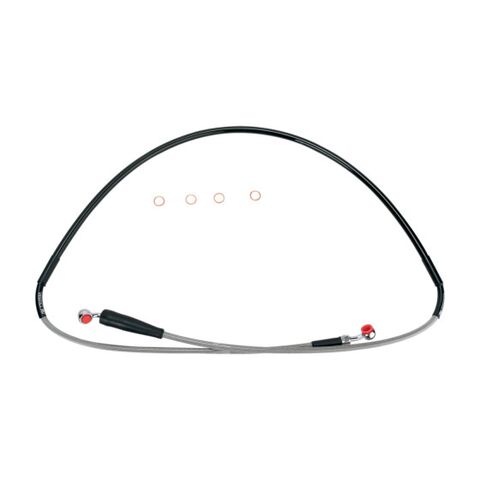 Moose Racing Stainless Steel Braided Front Brake Line Honda CRF250R / CRF450R / CRF450RX 2017-2018