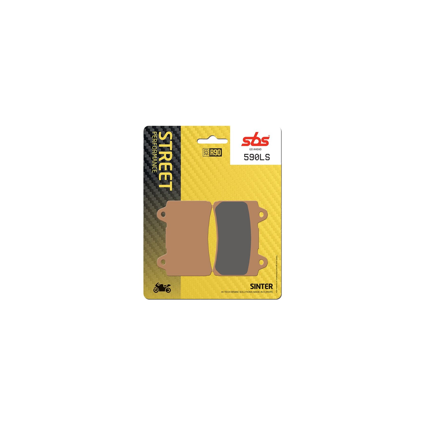 SBS LS Sintered Rear Brake Pads 590LS