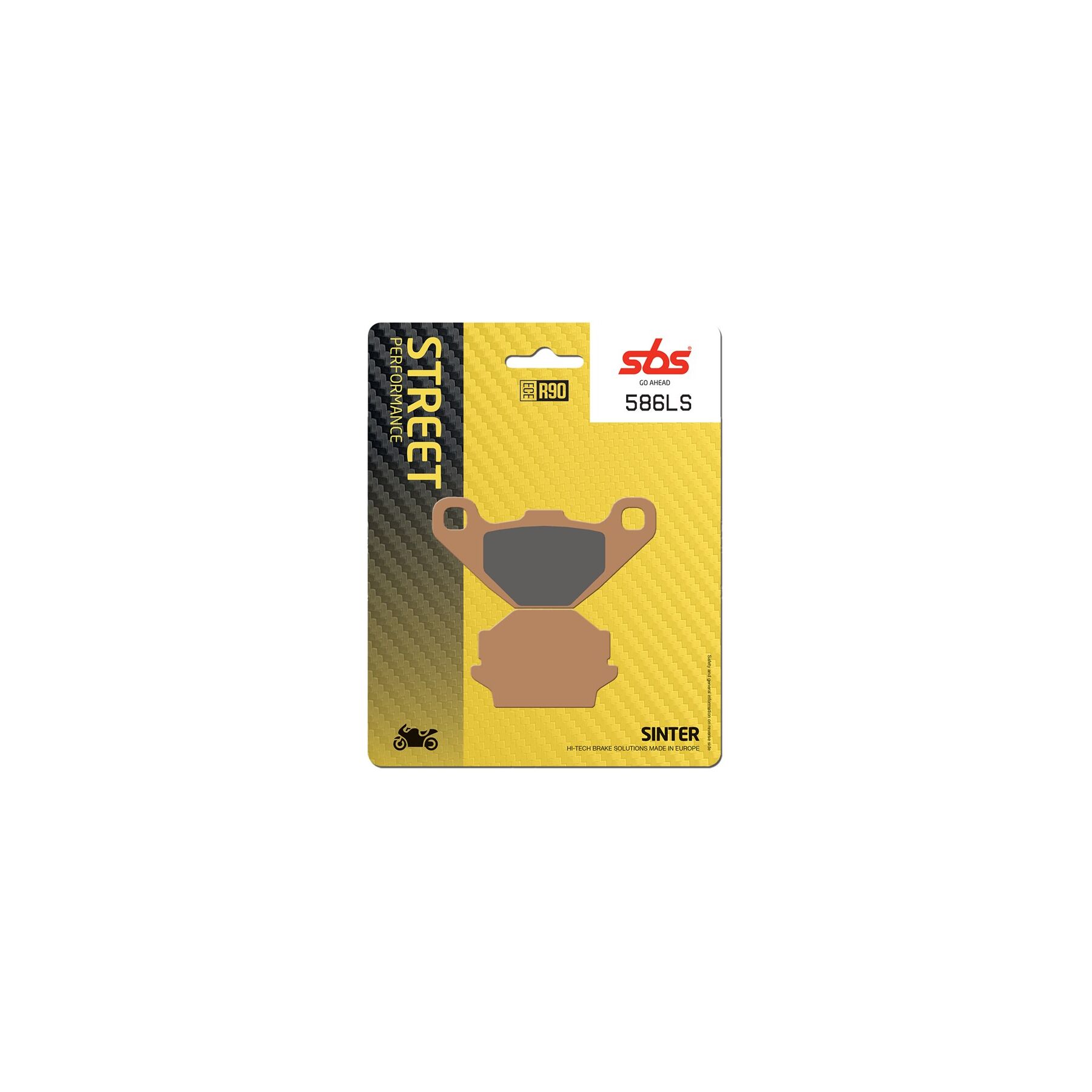SBS LS Sintered Rear Brake Pads 586LS