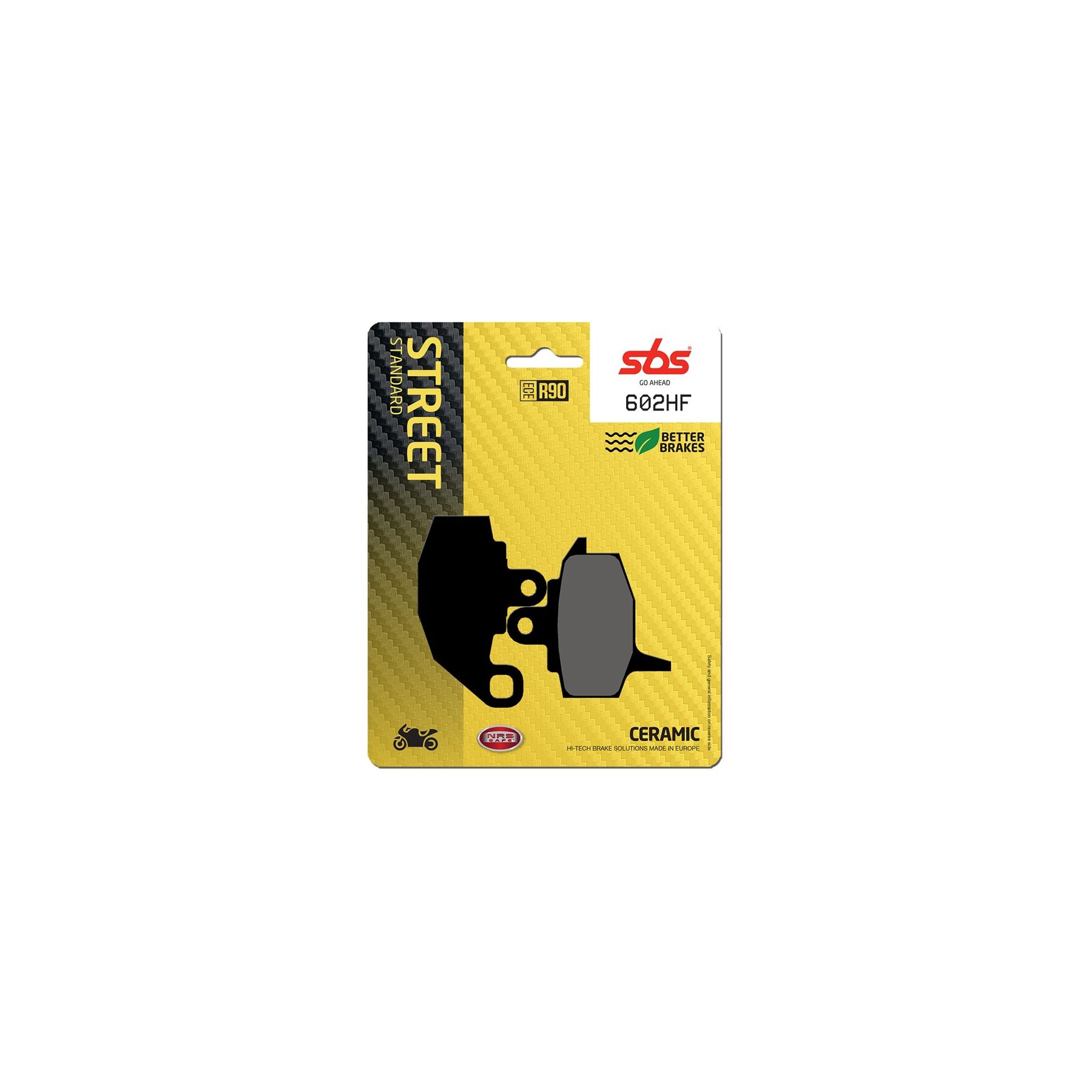 SBS HF Ceramic Front Brake Pads 602HF