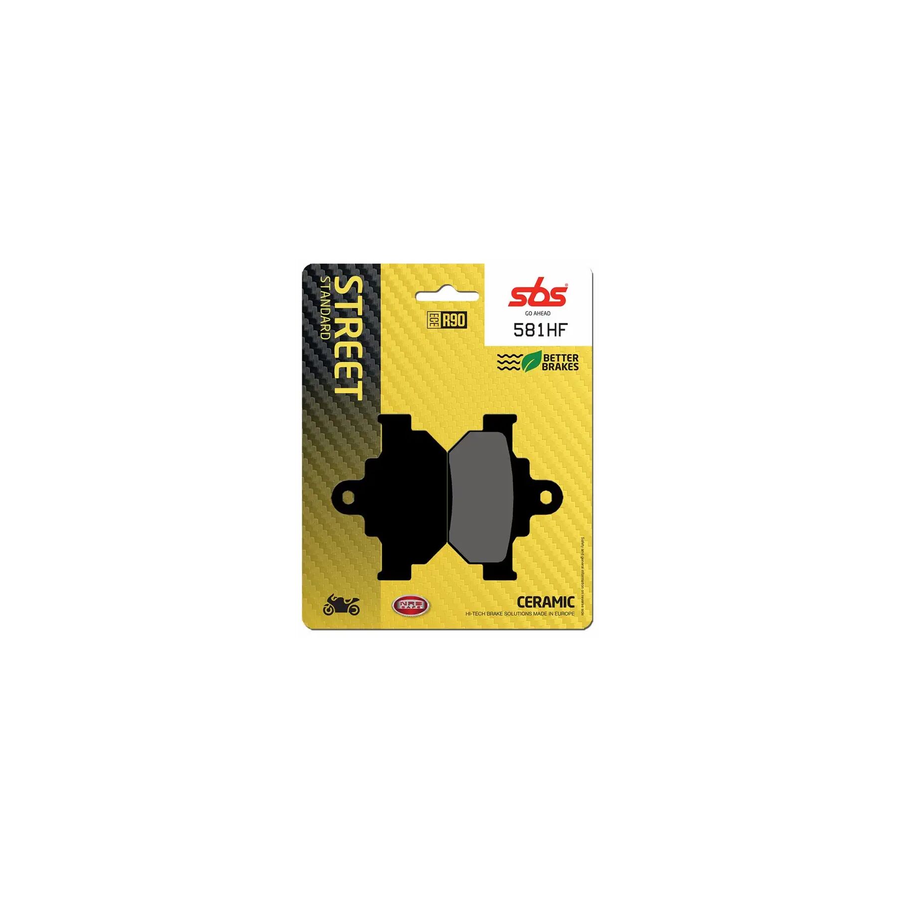 SBS HF Ceramic Front Brake Pads 581HF