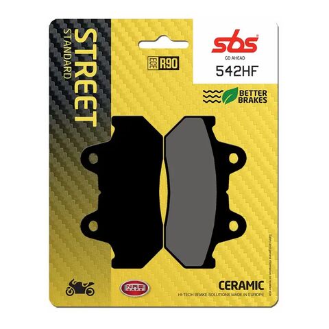 SBS HF Ceramic Rear Brake Pads 542HF