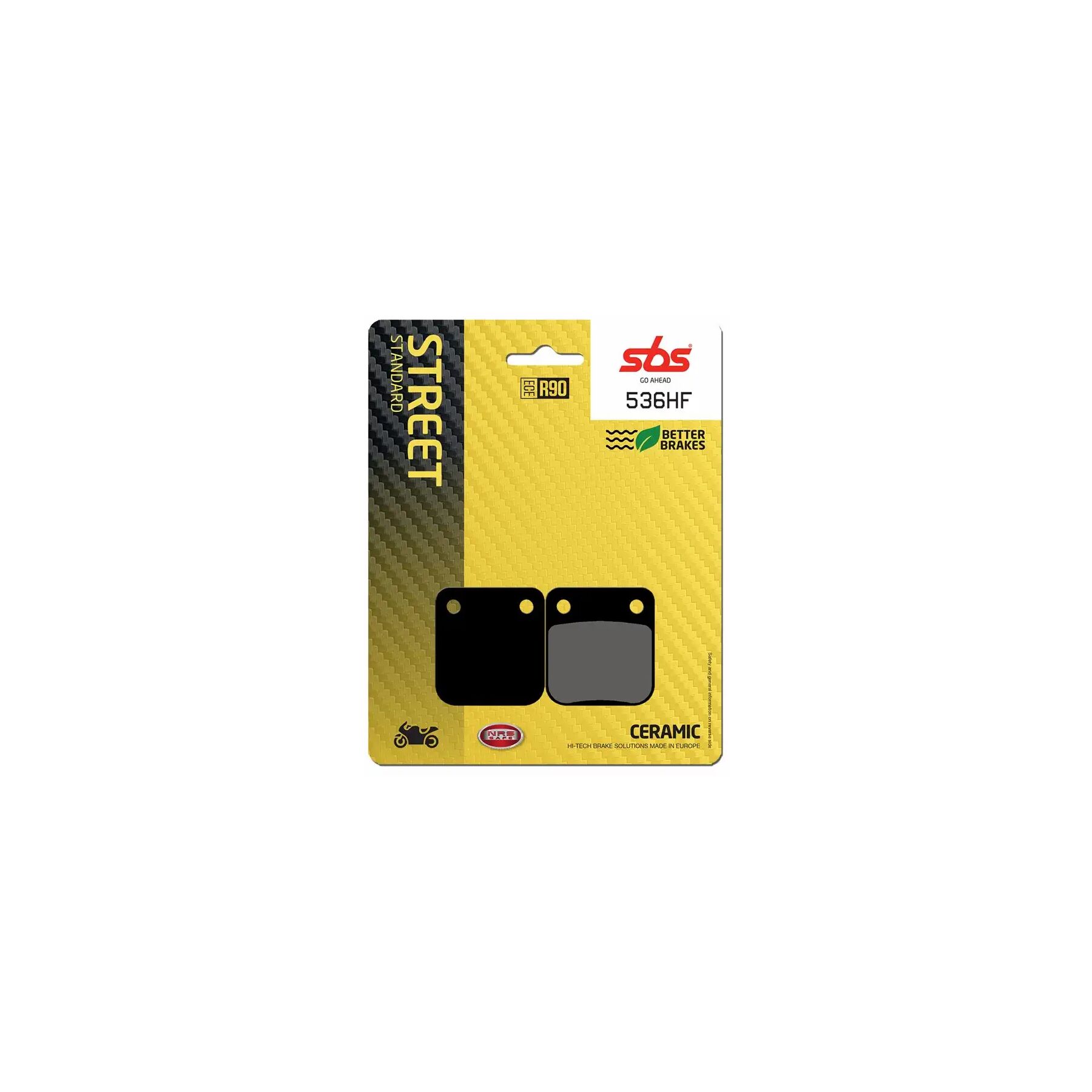 SBS HF Ceramic Rear Brake Pads 536HF