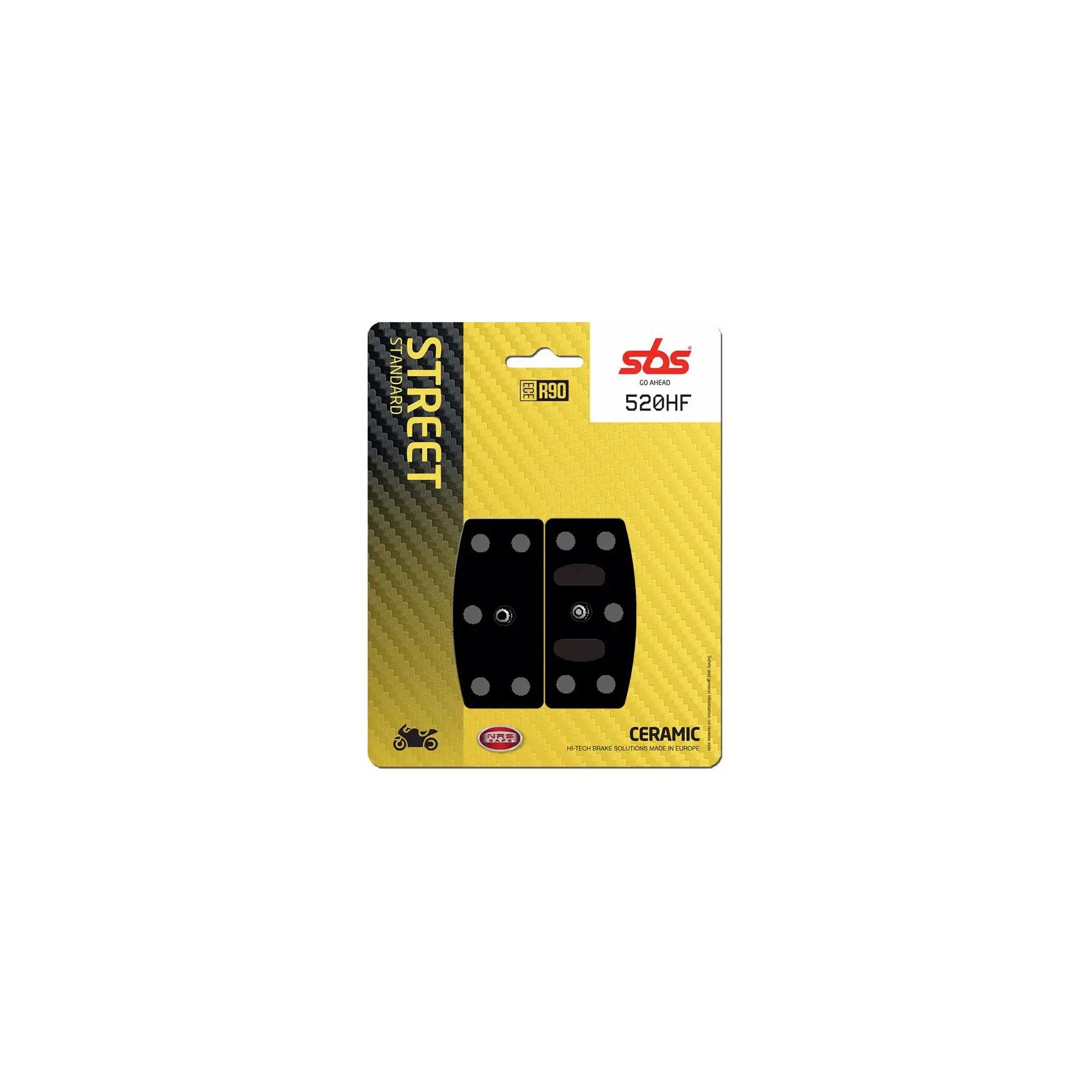 SBS HF Ceramic Front Brake Pads 520HF