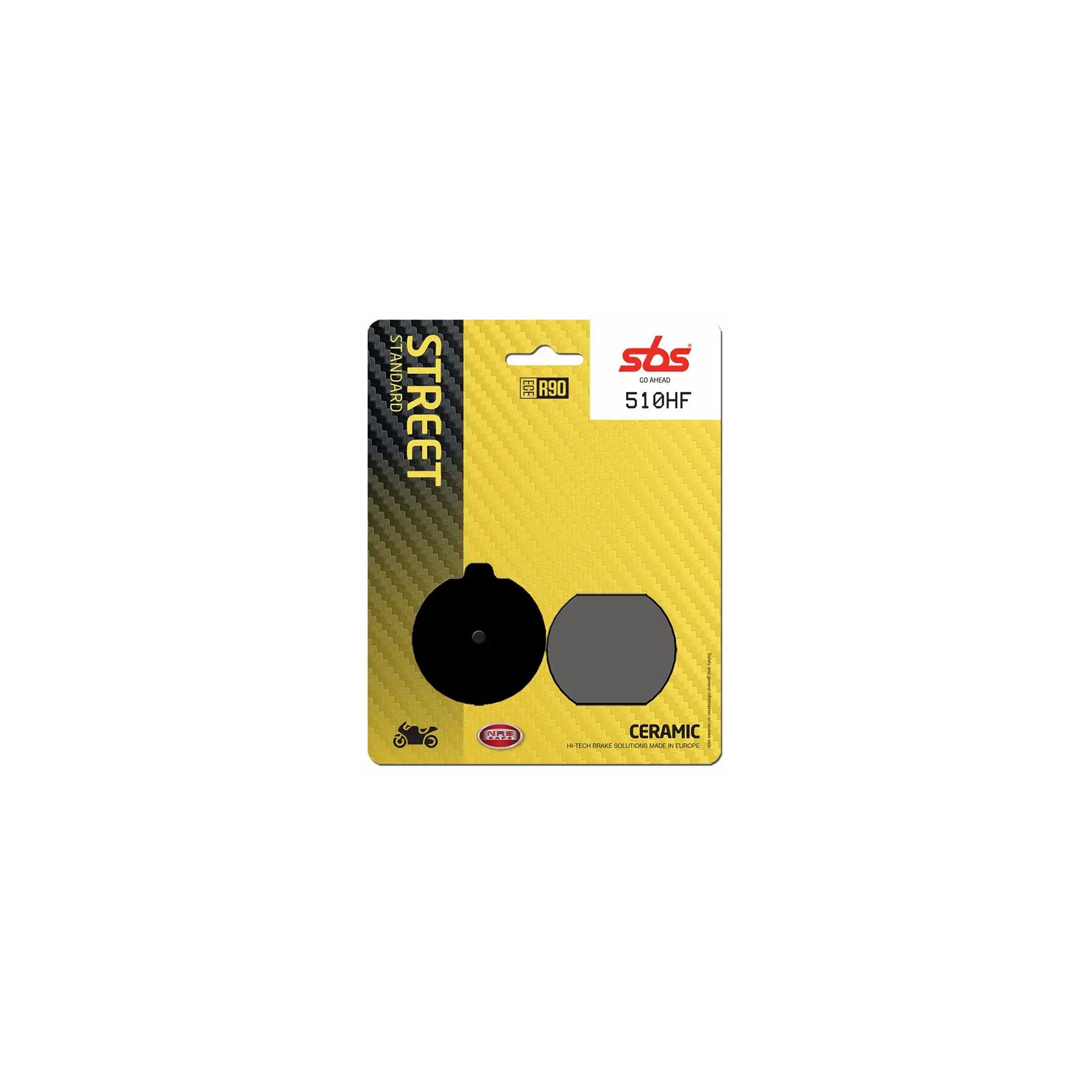 SBS HF Ceramic Front Brake Pads 510HF